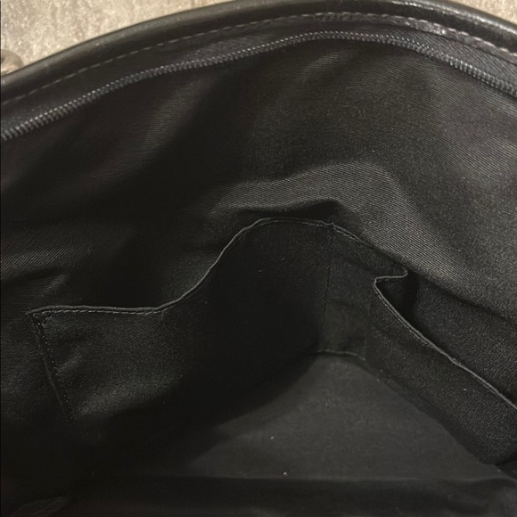 Coach Black Monogram Tote with Leather Handles - Picture 10 of 15